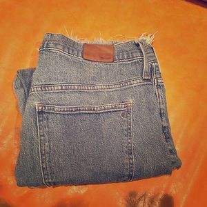 Perfect vintage crop madewell high rise jeans